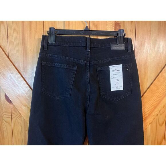 Current/Elliott The Boyfriend Onyx Jean Women's Black 26 nwt (3681) - Picture 8 of 11